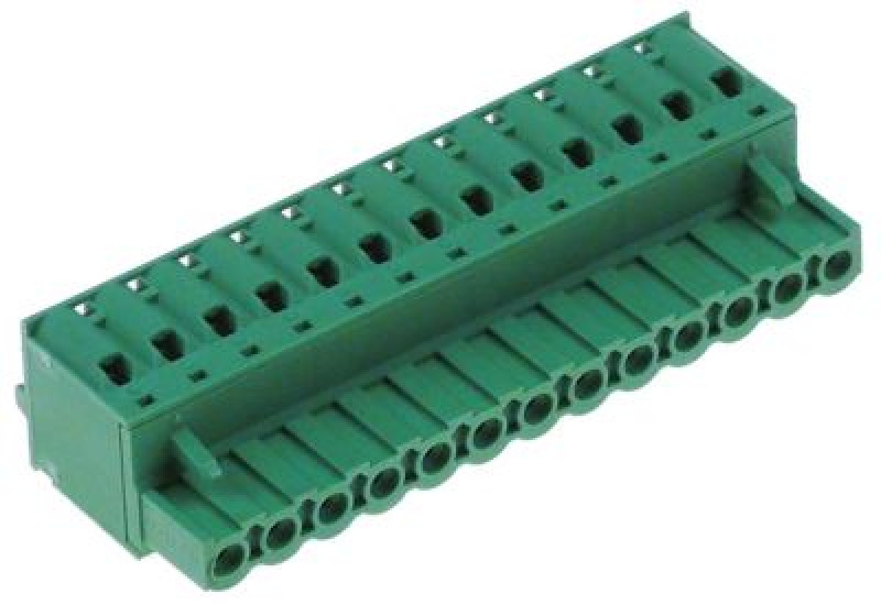 Клемма печатных плат 13-полярн. размер растра 5мм