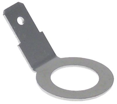 Штекер плоский 6,3x0,8 для M10