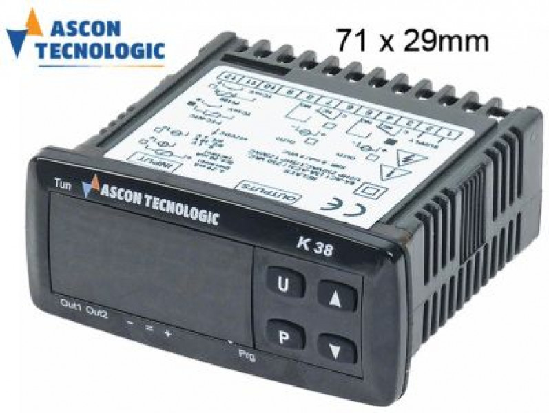 Регулятор электронный 100-240В мм 71x29мм NTC/PTC/TC (J,K,S)/mВ сборка вмонтирование