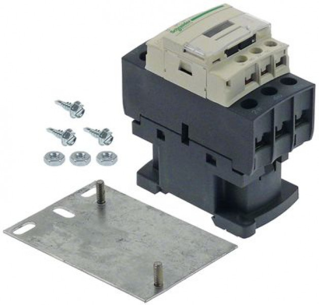 Контактор силовой омническая нагрузка 50А 24 В перем. тока главные контакты 3NO
