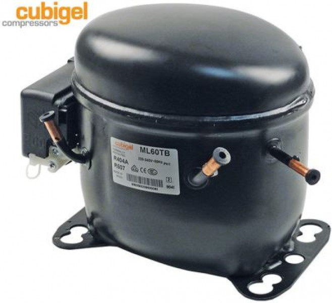 Компрессор хладагент R404a/R507 тип ML60TB 1/4л.с. потребляемая мощность 647Вт рабочий объём 568см³