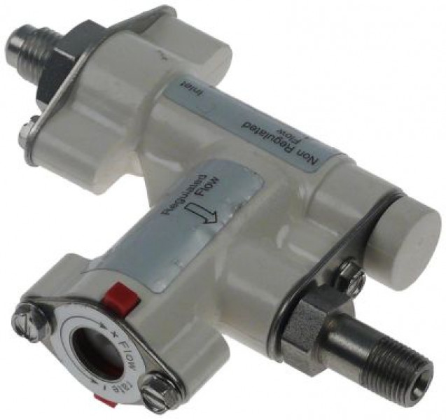 Регулятор количества протекающего вещества вход 7/16" выход M10мм подходит для COFFEE QUEEN