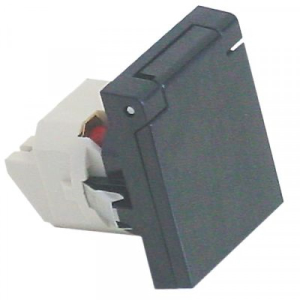 Розетка В 62мм ø монтажный 45мм Ш 50мм вмонтирование с слаботочным предохранителем