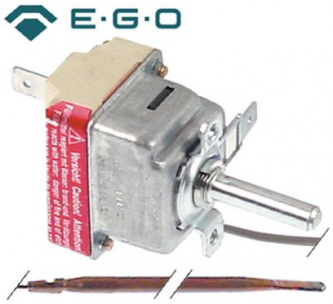 Термостат темп. макс. 500°C 1-полярн. 1NO 16А ø датчик 39мм Д датчик 228мм