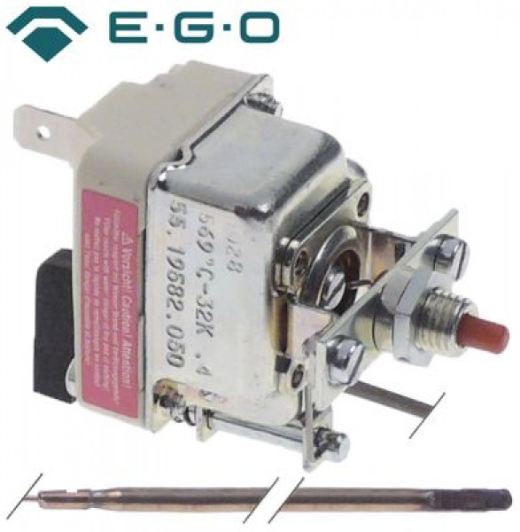 Термостат защитный темп. выкл. 569°C 1-полярн. ø датчик 4мм Д датчик 163мм