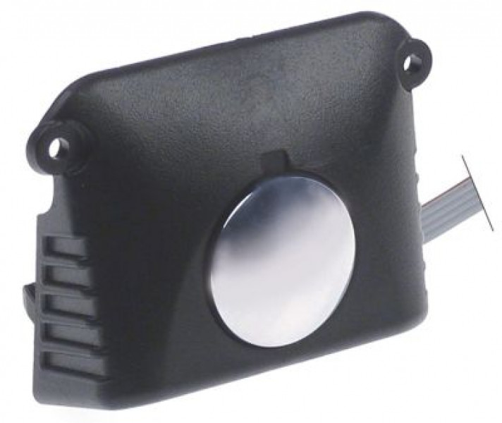 Включатель хромированн. Д 60мм Ш 50мм кнопки 1