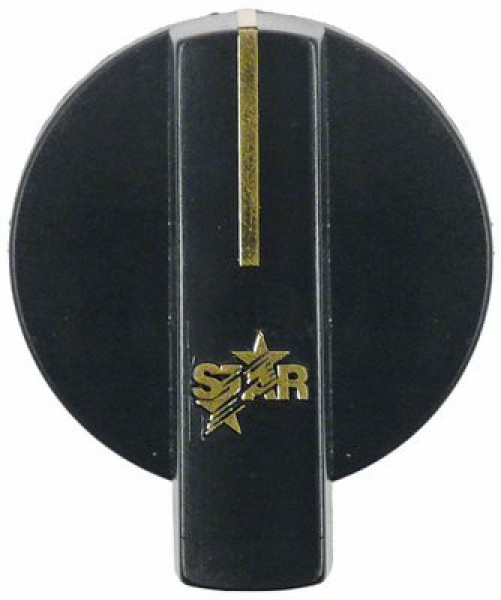 Рукоятка регулировочная нулевое обозначение  -°C ø 59мм ø ось 8,7x6мм подходит для STAR MFG чёрн.