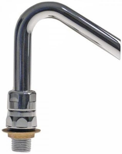 Труба впускная/водоприёмная присоединение 1/2″ внешн. резьба труба ø  18мм