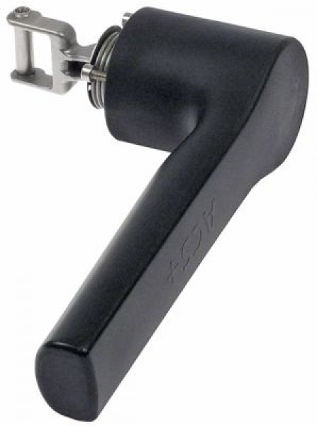 Рукоятка для двери чёрн. В 62мм Д 195мм Ш 53мм длина скобы 42мм стационарное оборудование тип