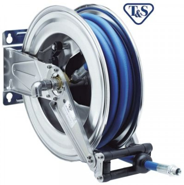 Катушка для шланга длина шланга 10м ø шланг DN12мм присоединение 1/2" CNS открыт. без ручного душа