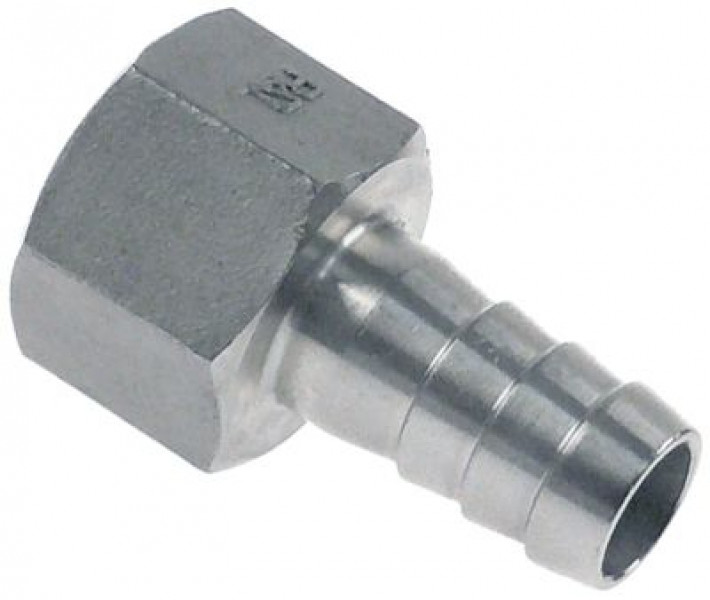 Соединитель шланговый CNS прямой резьба 1/2" ø шланга 13мм кол-во в уп-вке 1штук