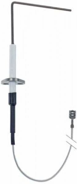 Электрод зажигания Д1 45мм Д2 70мм присоединение F6,3 длина провода 450мм Д1 ø 7мм