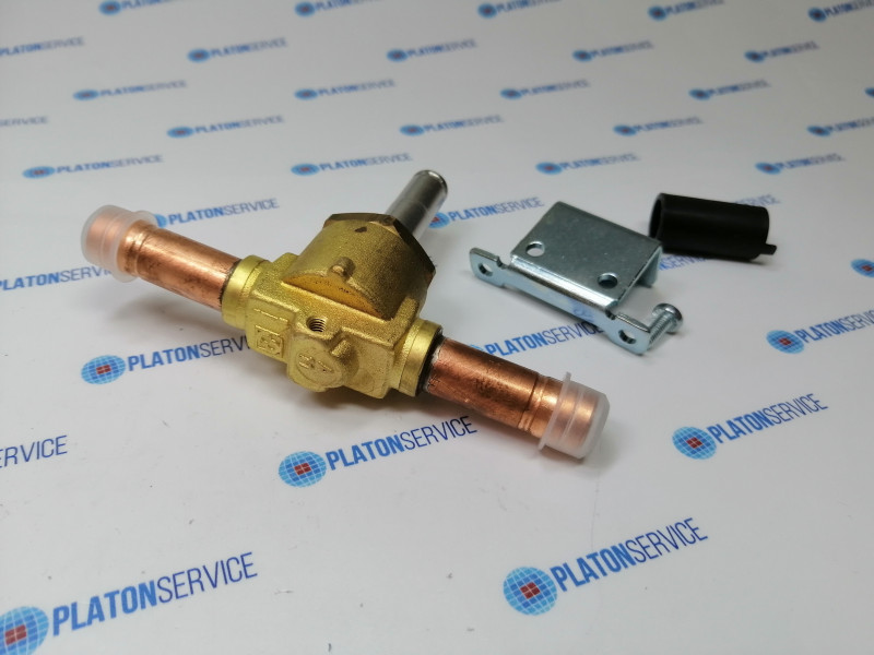 Корпус электромагнитного клапана прямой NC DN 7мм присоединение 10 мм паечн. соединение Д 111мм