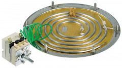 Дно нагревательное 1800Вт 230В M5 контур отопления 1 ø 196мм шаг крепления 180мм