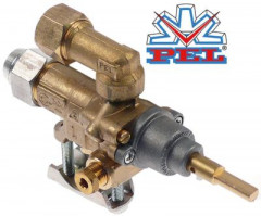 Кран газовый тип 21S МЖ 35мм вход для газа фланец трубы ø21 мм