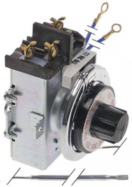 Термостат темп. макс. 288°C 2-полярн. 2NO 30А ø датчик 5мм Д датчик 295мм
