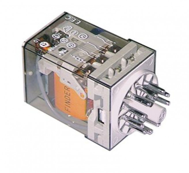 Реле мощности 24 В перем. тока 10А 3CO присоединение штепсельный разъём круглый 11ти-полюсный