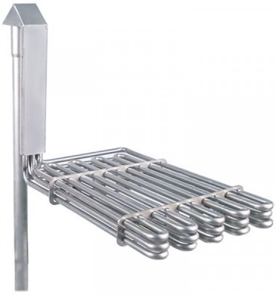 Элемент нагревательный  10000Вт 400В Д 345мм В1 235мм В2 40мм присоединение кабель