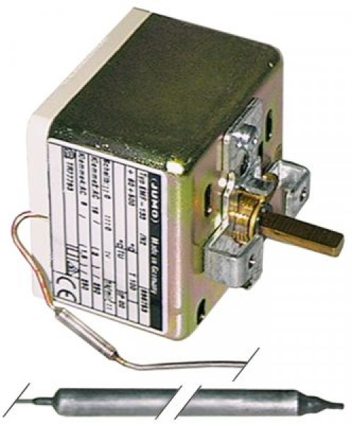 Термостат темп. макс. 500°C 3-полярн. 3CO 16А ø датчик 8мм Д датчик 155мм