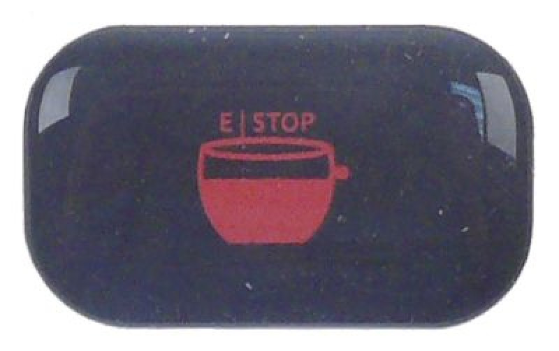 Клавиатура плёночная Д 325мм Ш 195мм чёрн./красн. кнопки 1 подходит для S.V. ITALIA