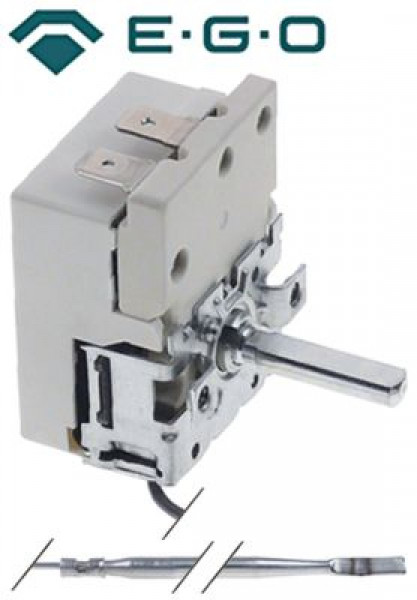 Термостат темп. макс. 238°C 1-полярн. ø датчик 3мм Д датчик 158мм капиллярная трубка 890мм