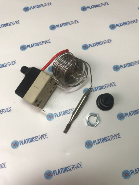 Термостат защитный темп. выкл. 180°C 2-полярн. 16А ø датчик 6мм Д датчик 59мм