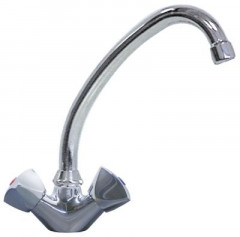 Кран-смеситель моноблочный GEV GASTROTOP CLASSIC арматура одно отверстие верхняя керамическая часть