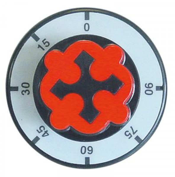 Рукоятка регулировочная термостат темп. макс. 90°C ø 70мм ø ось 6x4,6мм срез сверху