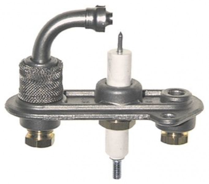 Горелка конфорочная тип CB505070 2х-пламен. природный газ подключение к газу 4мм