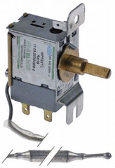 Термостат темп. макс. 95°C 1-полярн. 1NO 6А ø датчик 6мм Д датчик 95мм