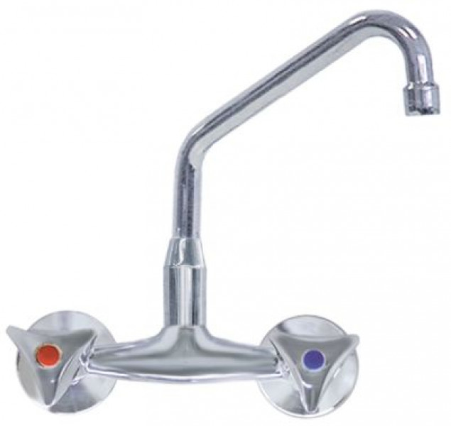 Кран-смеситель настенный GEV GASTROTOP PREMIUM арматура стенка верхняя часть крана