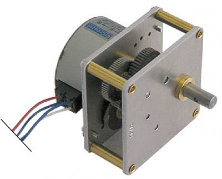 Мотор-редуктор 230В 1об/мин ø вала 8мм В 80мм Д 64мм Ш 64мм POTIS 50Гц