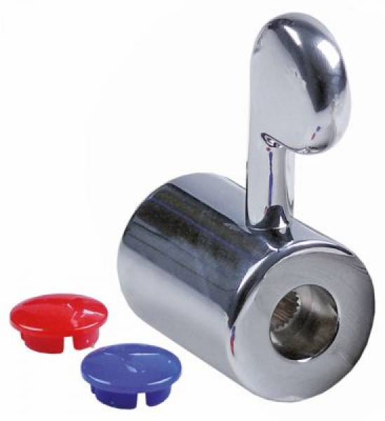 Рукоятка нажимная ø 30мм красн./син. В 41мм ø опорный 75мм для верхних частей 1/2"