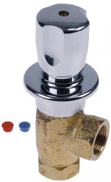 Клапан запорный 3/4" холодная/тёплая общая длина 45мм присоединение 3/4"
