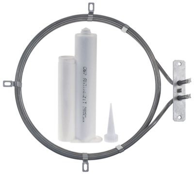 Элемент нагревательный  2560Вт 230В Д 255мм Д1  20мм Ш1 30мм В1 8мм В2 30мм