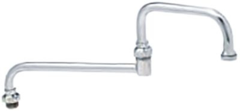 Кран U для воды труба ø  16мм Д 380мм с шарниром высота слива 109мм