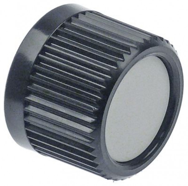 Ручка пластмасса резьба 75 ø 465мм чёрн. В 35мм ось звездообразн.