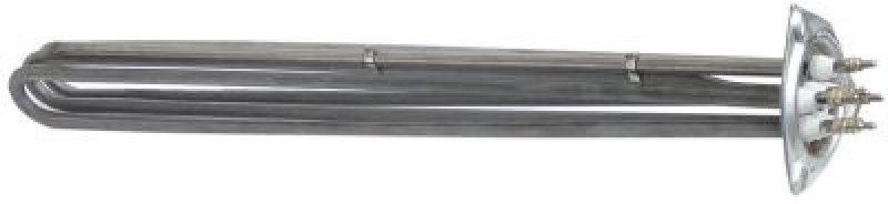 Элемент нагревательный 6000Вт 400В Д 485мм фланец с 3мя отверстиями присоединение M4