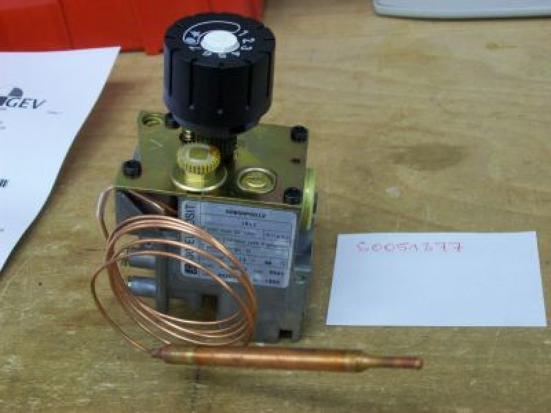 Термостат газовый без крышки и пьезоэлектрического воспламенителя