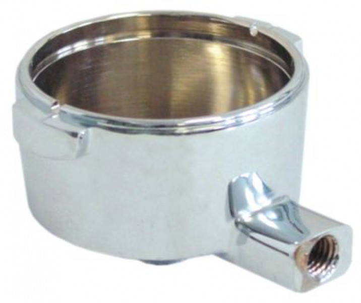 Портафильтр хромированная латунь  внутр.ø 605мм выпускное отверстие 3/8" рукоятка M10x1,5