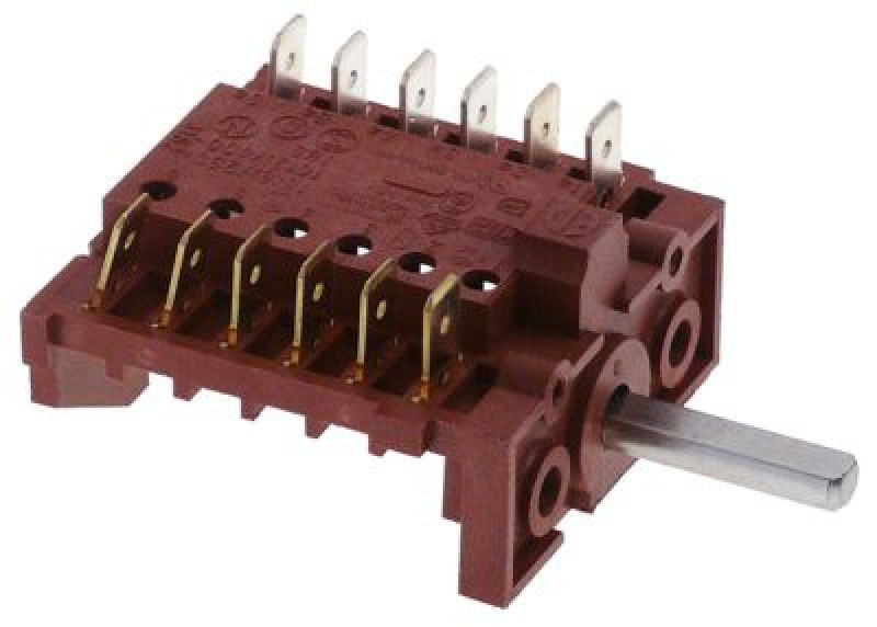 Выключатель кулачковый 16А последовательность включения 0-1-2-3 ø ось 6x4,6мм