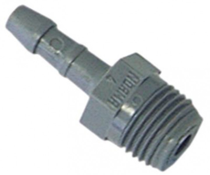 Соединитель шланговый пластмасса прямой резьба 1/2" ø шланга 8мм кол-во в уп-вке 1штук