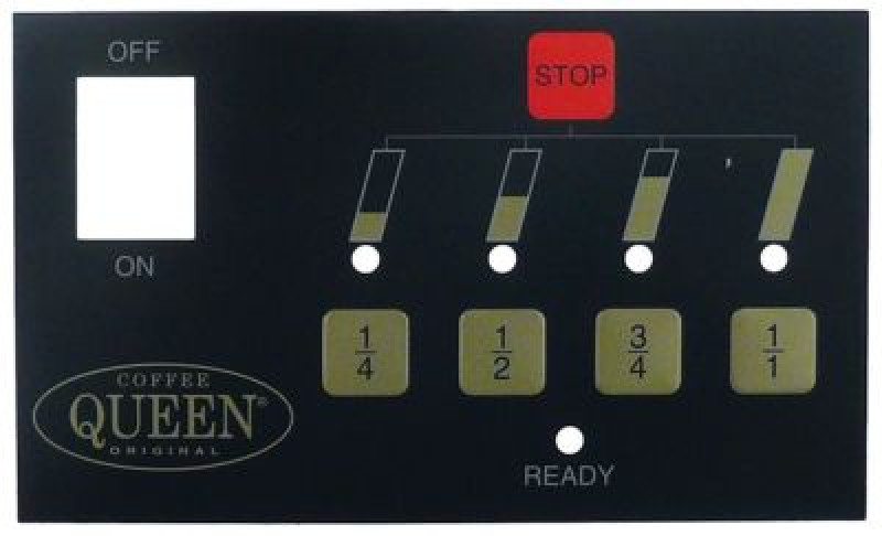 Клавиатура плёночная Д 160мм Ш 95мм кнопки 5 подходит для COFFEE QUEEN