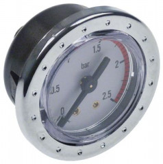Манометр присоединение сзади резьба 1/8" ø 40мм маркировка 0,5-1,2 диапазон давления 0-2,5бар