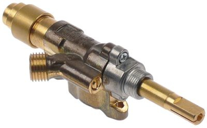 Кран газовый тип 10 МЖ 0мм вход для газа фланец трубы ø23 мм