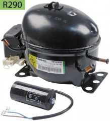 Компрессор хладагент R290 тип EMT6165U 1/3л.с. рабочий объём 596см³ CSIR 220-240В В 166мм