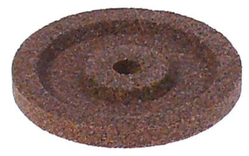 Камень шлефовальный ø 50мм ø отверстия 6мм с со скосом кромки, с осью толщина 8мм