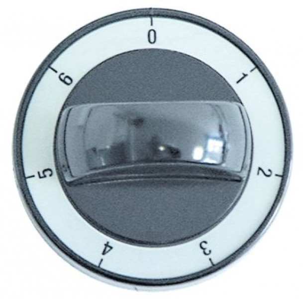 Рукоятка регулировочная переключатель 7ми-шагов. ø 60мм ø ось 6x4,6мм срез сверху