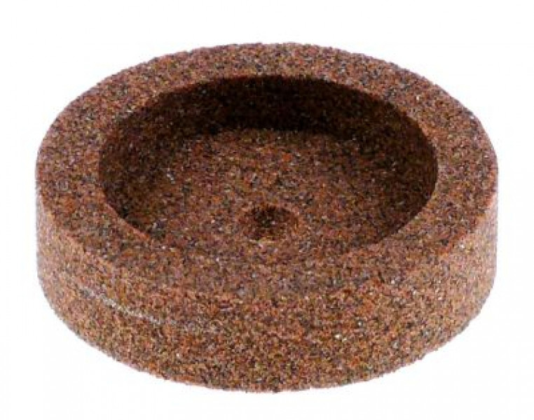 Камень шлефовальный ø 45мм ø отверстия 6мм без скоса кромки толщина 10мм зернистость крупн.