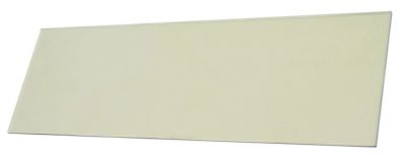 Пластина стеклянная Д 410мм Ш 131мм толщина материала 4мм прямоугольн.